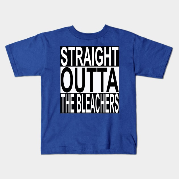 Straight Outta The Bleachers ( Wrigley Field Cubs Item ) Kids T-Shirt by Retro Sports